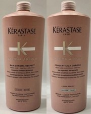 Chroma Respect : Bain 1000ML + Fondant 1000ML Kerastase With Pumps