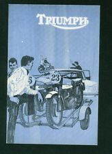 Original Triumph Bonneville Motorcycle Brochure T110 650 Cub 1964-65 + Road Test