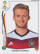 503 ANDRE SCHURRLE # GERMANY STICKER PANINI FIFA WORLD CUP BRAZIL 2014