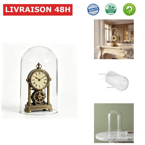 Cloche verre transparent - cloche, en