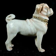 * Superbe Carlin en porcelaine blanche   - Meissen - XIX°