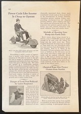 Auto-Glide 1936 “Power Cycle Like Scooter is Cheap to Operate” Motor Glide