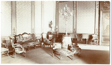 Mexico, Mexico City, Waite, Maximilian Furniture Vintage Print, Albumen Print