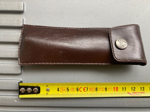Ancien etui cuir pour couteau - cuir,