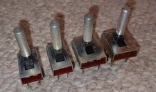Original ATARI 2600 Console Power and Reset OEM Switch, 2 of Each! 4 in Total!