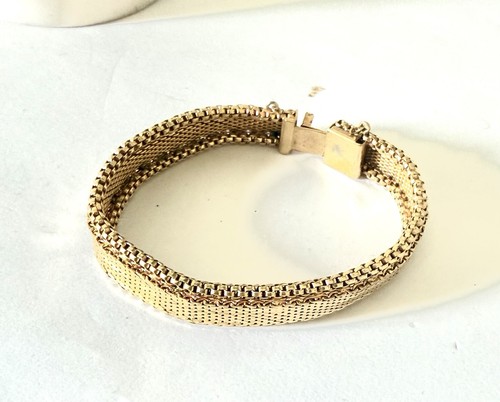 Ancien bracelet plaqué - j.a.c,