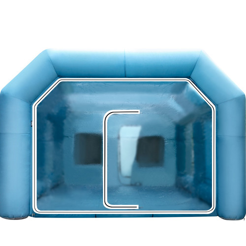 Cabine peinture gonflable - cabine, de