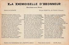 CP MONOLOGUE FOR WEDDING THE BRIDESMAID - 98441