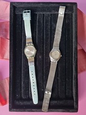 2 Montre SWATCH Métal Et Cuir