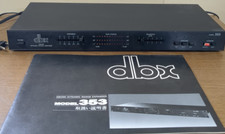 DBX Model 353 3-band dynamic range expander AC 100V Black Used Audio Equipment