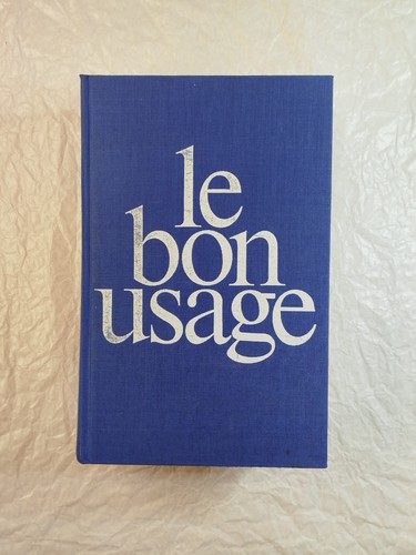 Bon usage onzième - bon,