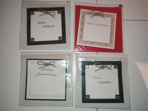 Lot cartes anniversaire - de,