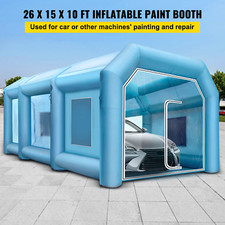 Cabine De Peinture Gonflable Tente Peinture 8X4,5X3 M Pour Garage Atelier