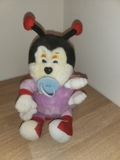 Peluche doudou Vintage, coccinelle avec tétine (23cm)