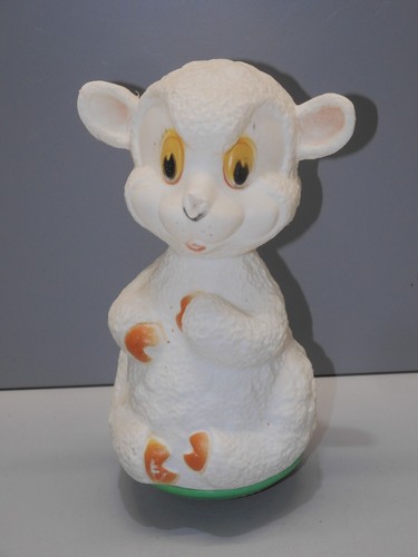Ancien jouet culbuto mouton - jouet,