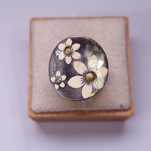 Ancienne bague incrustation - ancienne,