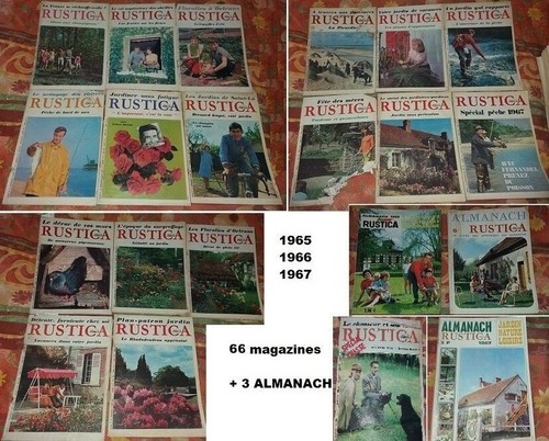 Rustica magazines 1965 - rustica,