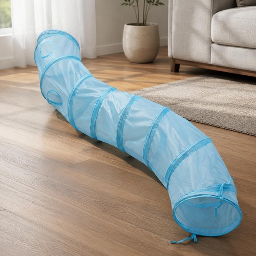 Tunnel pour chat pliable usage - chat,