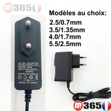 9V 0.6A 600mA UE Plug Chargeur AC 100-240V À DC 9V Adaptateur alimentation