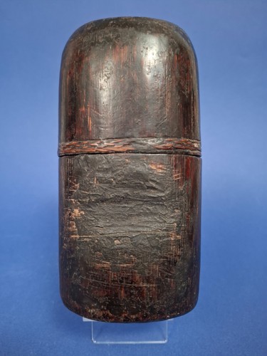 Ancienne boite bambou medecine - ancienne,