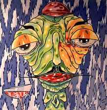 Acrylique toile 2025  40x 40