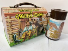 VINTAGE GRIZZLY ADAMS LUNCHBOX AND THERMOS