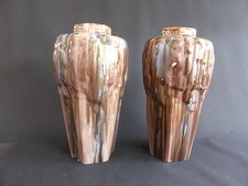 PAIRE DE VASES ART DECO THULIN