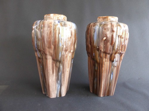 Paire vases art deco thulin - paire, de