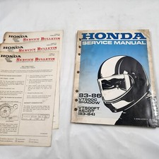 OEM Honda Service Shop Repair Manual Book 1983 - 1986 VT500 C / FT Ascot VT 500