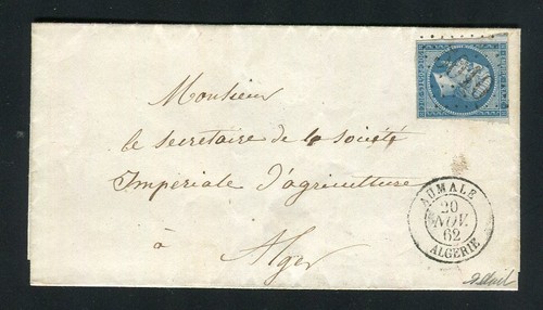 Rare lettre aumale pour - rare, d'aumale