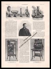1904 Mort Gallé Master Glassmaker Nancy Death of Galle ART NOUVEAU