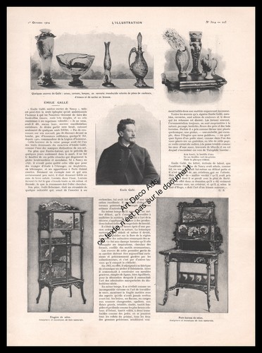 1904 mort gallé maitre - 1904,