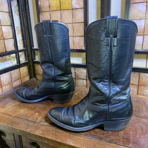 Nocona black leather - nocona,
