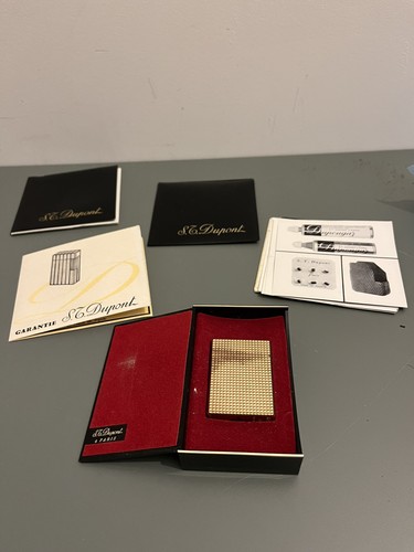 Briquet dupont plaqué or - s.t.,