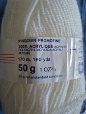 1 pelote laine blanche