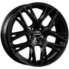 JANTES ROUES GMP LUNICA POUR VOLKSWAGEN POLO VI 7.5X19 5X100 GLOSSY BLACK 7T1