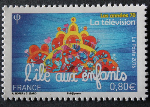 Timbre france l île - -, aux