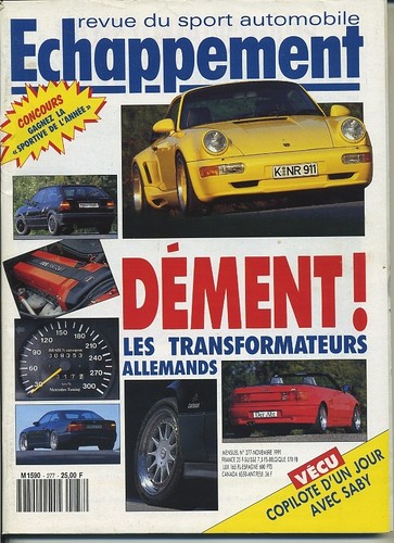 Echappement 277 1991 - echappement, n°277