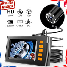 Caméra Endoscopique HD 8mm 8 LED Écran 4,3" Outils d'Inspection 5m Étanche IP67