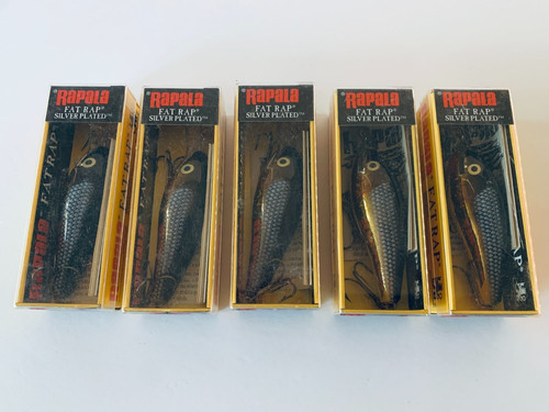 Lot vintage rapala fat - fat, rap