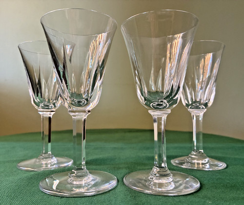 Lot verres vin blanc - 4,