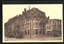 Old postcard Westende-Plage, Hotel Régina and Select 