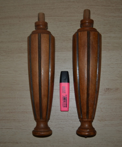 Paire anciens gros balustres - d'anciens,