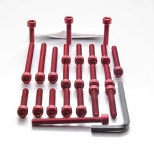 Kit Visserie moteur Honda XLR 125R 97-02 Race Spec Rouge