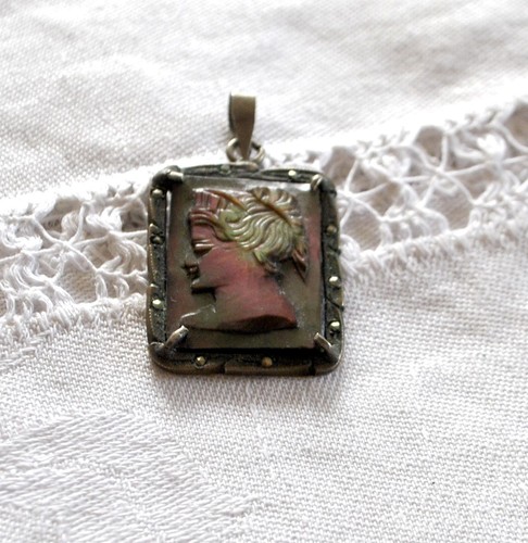 Pendentif camée ancien - camée, en