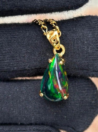 Collier opale noire - collier, en