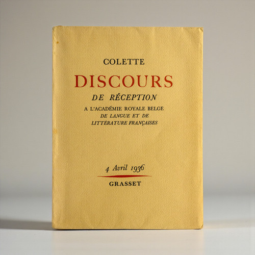 Colette discours de - colette,