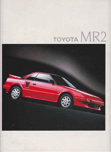 Catalogue brochure toyota mr2 - catalogue,
