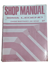 Honda Legend Atelier Manuel