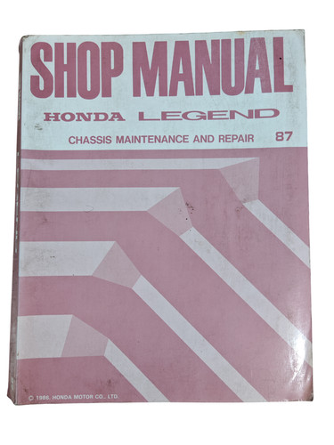 Honda legend atelier manuel - honda,